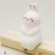 Photo1: お座りウサギ　白　/　Sitting Lucky Rabbit　White (1)