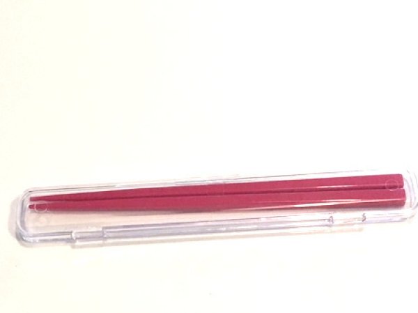 Photo1: 箸＆箸ケース　G＆B　赤/　G＆B　Chopsticks＆Case set　Red (1)