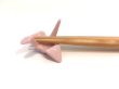 Photo2: 箸置き　折鶴　ピンク　/　Chopsticks Holder Crane Pink (2)