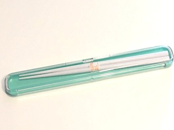 Photo1: 箸＆箸ケース　ミント/Chopsticks＆Case set　Mint (1)