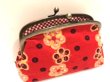 Photo2: 丸口金　まち付き　梅紋/　Roundbase　Pouch with gusset　Japaneseplum (2)