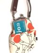 Photo1: 丸口金　ハンドルつきミニバッグ　ペンギン赤 /Mini Bag with handle　Roundbase Penguin Red (1)