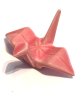 Photo1: 箸置き　折鶴　ピンク　/　Chopsticks Holder Crane Pink (1)