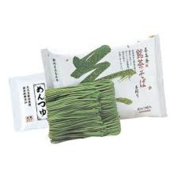 Photo1: 喜集庵　銘茶そば　めんつゆ入り/Cha-soba Green tea Soba noodle with dashi sauce for 1p (1)
