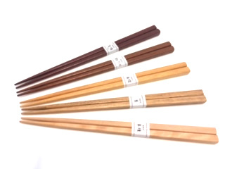 天然箸5本セット/ Natural wood Chopsticks 5pSet - JapanLivsOchDesign Tento-Ya